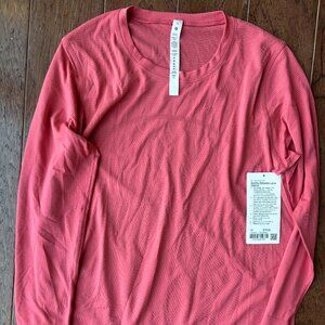 Lululemon Swiftly Relaxed Long Sleeve. Size 10. Striped. NWT.